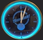 Preview: Blaupunkt  Standuhr 1960 Messinggehäuse mit Neon-Beleuchtung (5293)